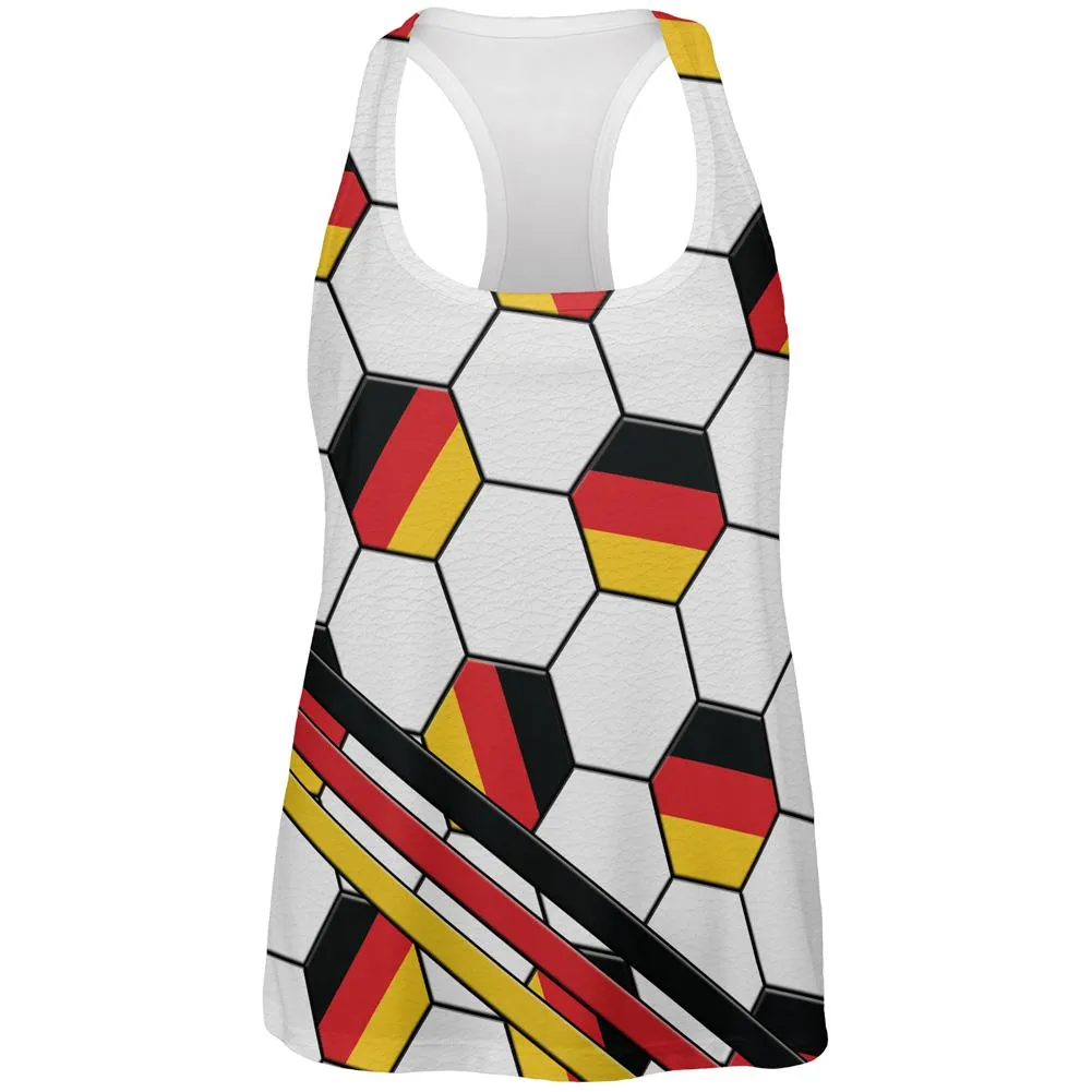 World Cup Germany Soccer Ball All Over Womens Work Out Tank Top sold by Old Glory