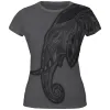 Tribal Elephant All Over Dark Heather Juniors Soft T-Shirt sold by Old Glory