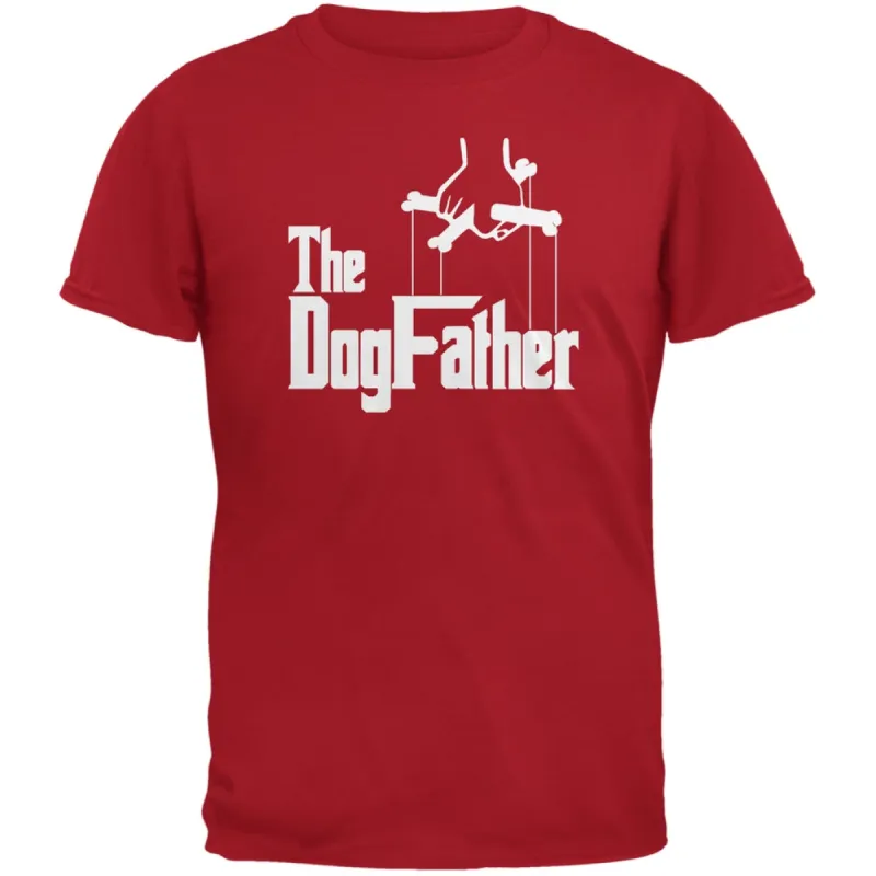 Fathers Day - The Dog Father Red Adult T-Shirt sold by Old Glory