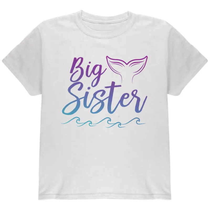 Big Sister Mermaid Tail Ocean Youth T Shirt sold by Old Glory