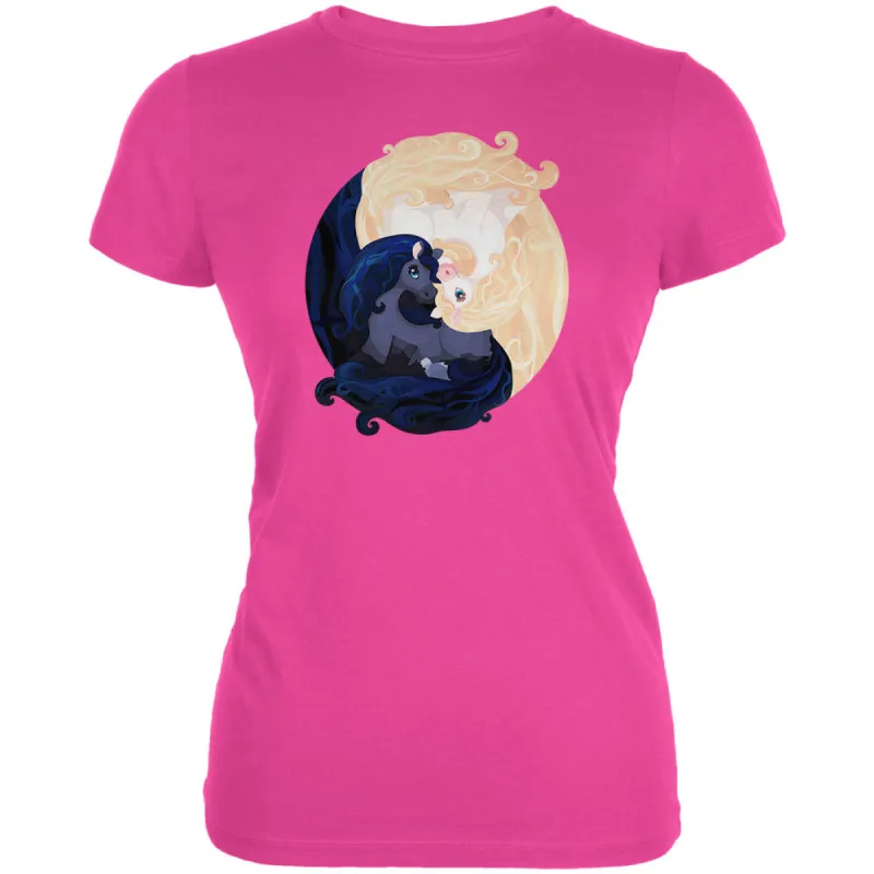 Pretty Ponies Yin Yang Juniors Soft T Shirt sold by Old Glory