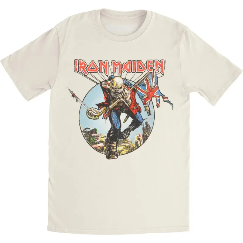 Iron Maiden - The Trooper Vintage Print Mens T Shirt sold by Old Glory