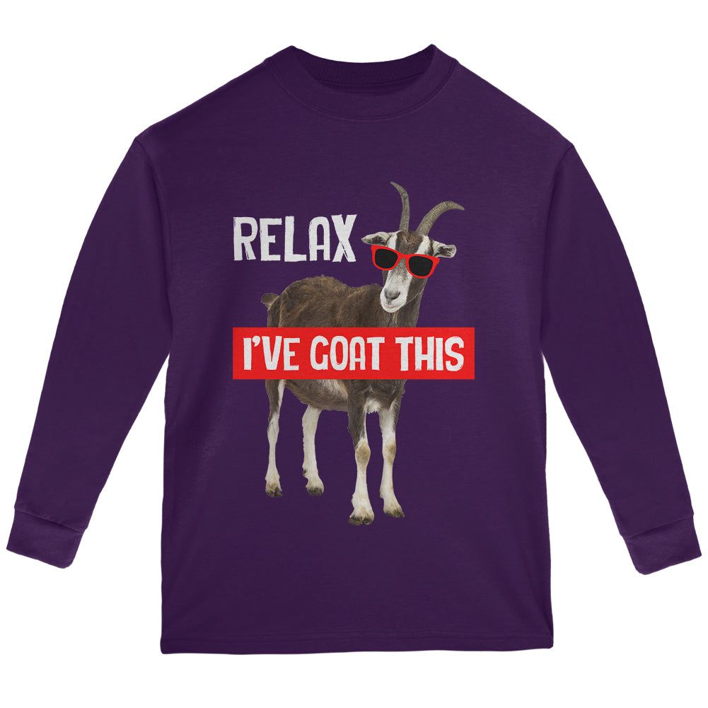 Relax I've Goat Got This Youth Long Sleeve T Shirt sold by Old Glory product image thumbnail 2
