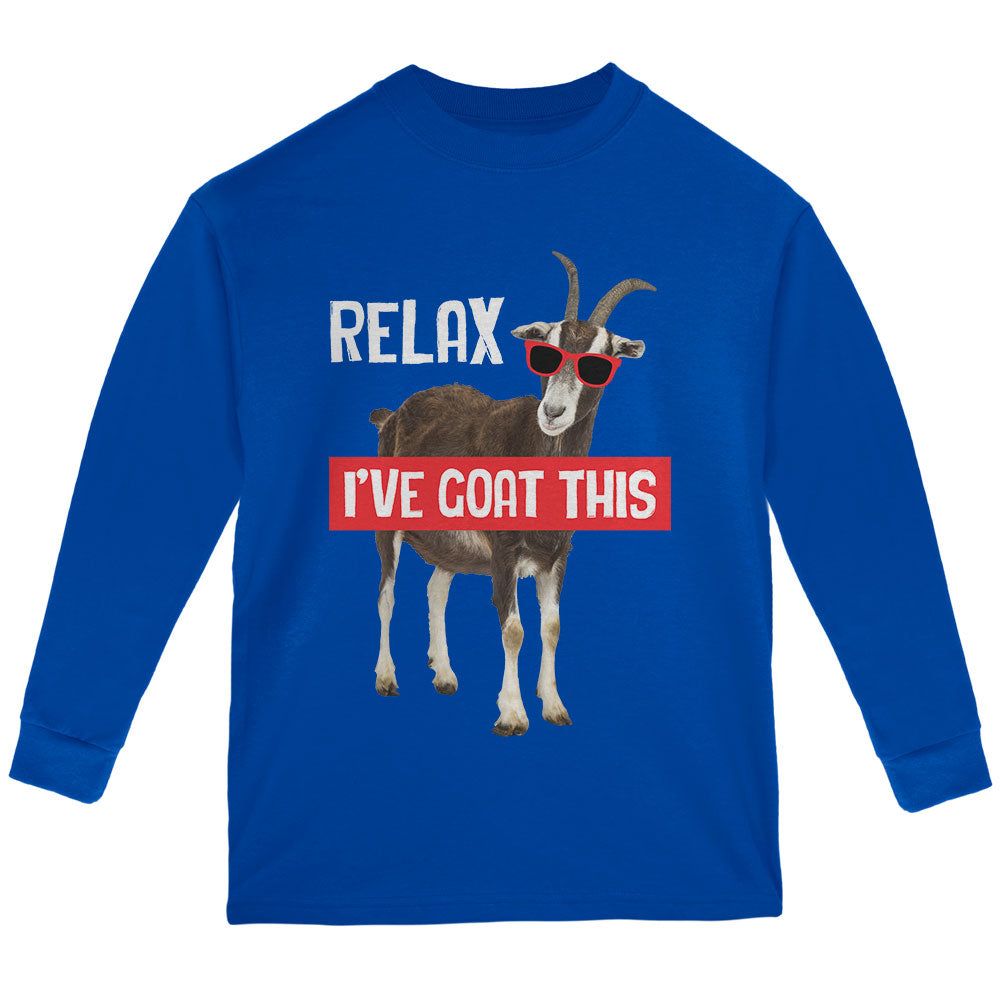 Relax I've Goat Got This Youth Long Sleeve T Shirt sold by Old Glory product image thumbnail 3