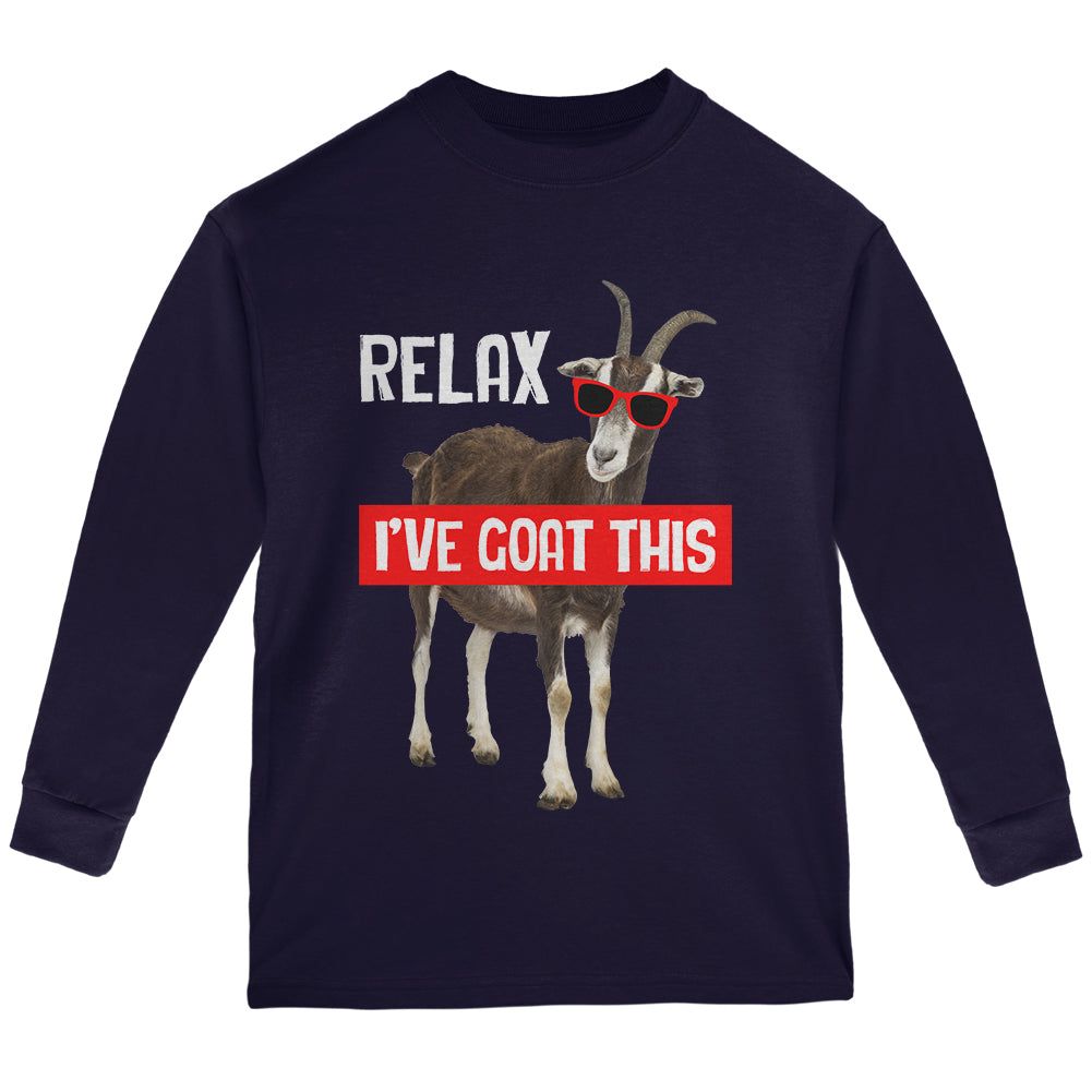 Relax I've Goat Got This Youth Long Sleeve T Shirt sold by Old Glory