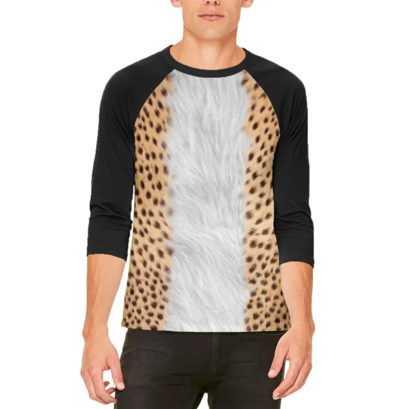 Halloween Costume Cheetah Costume Mens Raglan T Shirt sold by Old Glory