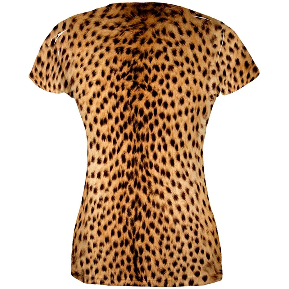 Halloween Cheetah Costume All Over Juniors T-Shirt sold by Old Glory product image thumbnail 2