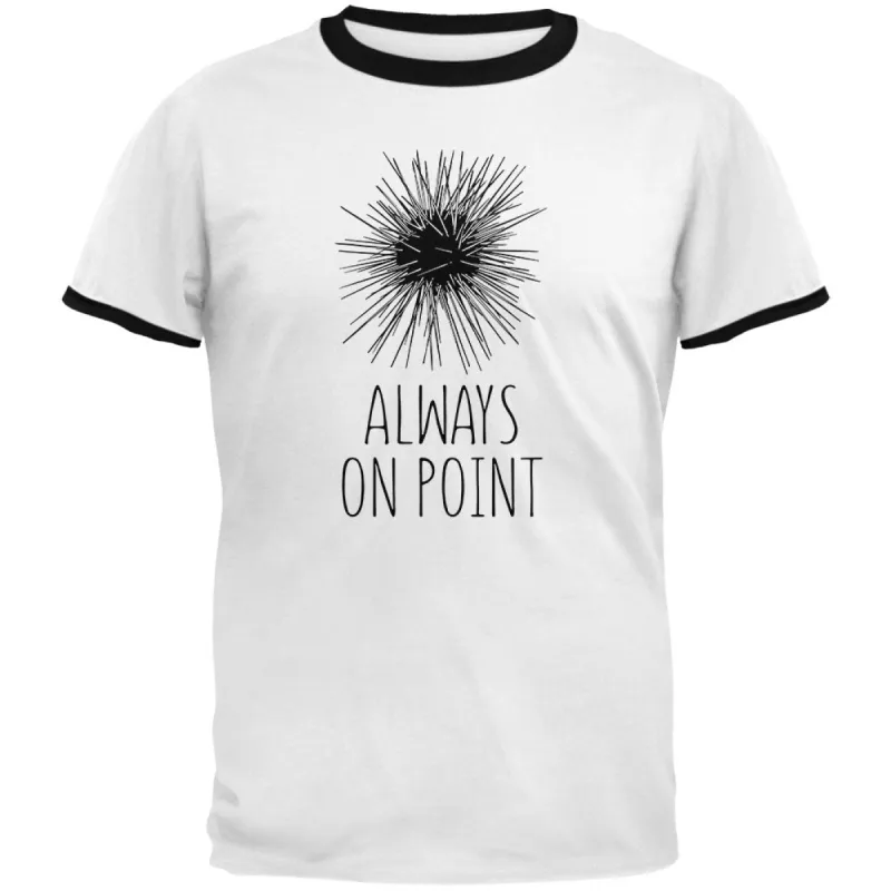 Sea Urchin Always on Point Mens Ringer T Shirt sold by Old Glory