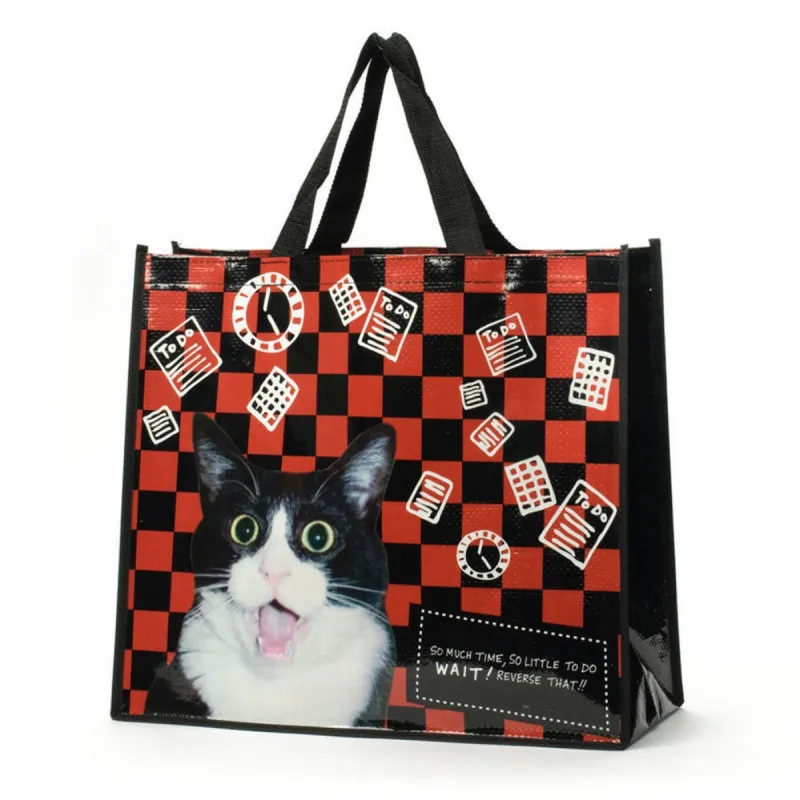 Much Time, Little To Do Cat Tote Bag sold by Old Glory