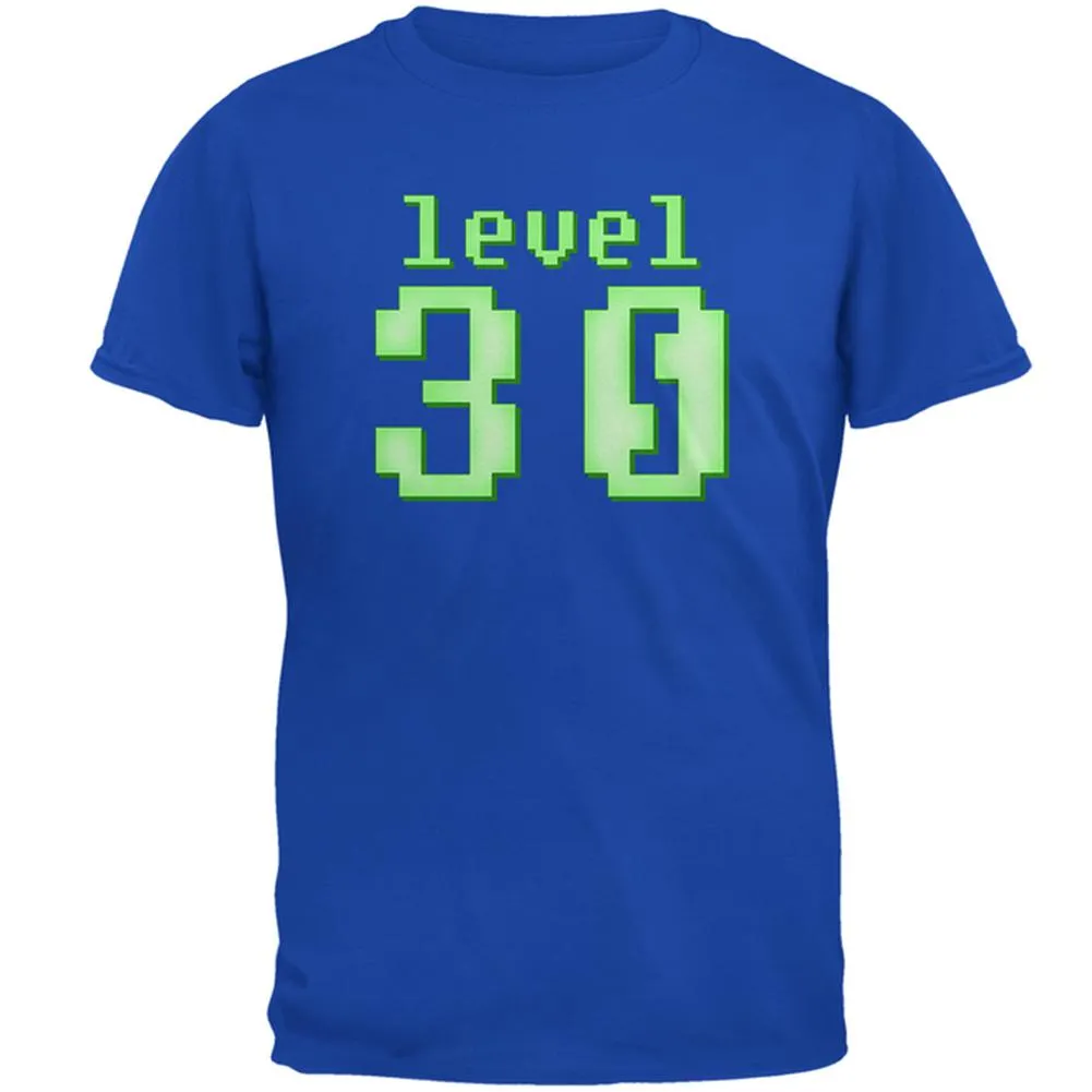 Gamer Milestone Birthday Level 30 Mens Soft T Shirt sold by Old Glory