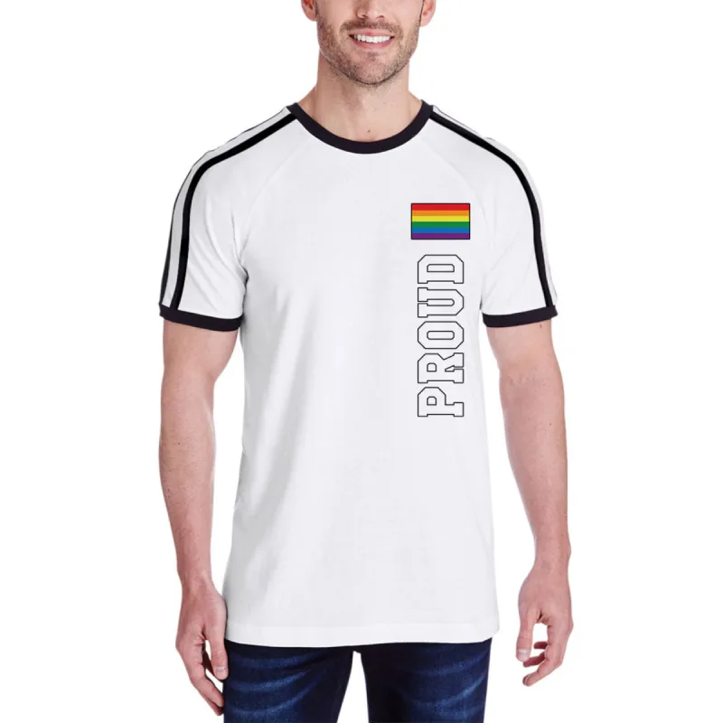 World Cup Gay Pride Flag Soccer Jersey T Shirt sold by Old Glory