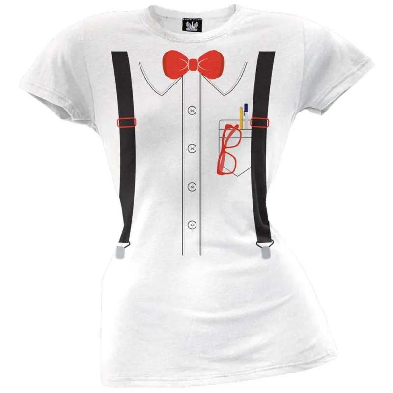 Nerd Costume Juniors T-Shirt sold by Old Glory