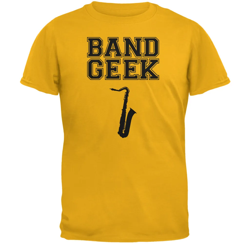 Band Geek Saxophone Mens T Shirt sold by Old Glory product image thumbnail 2
