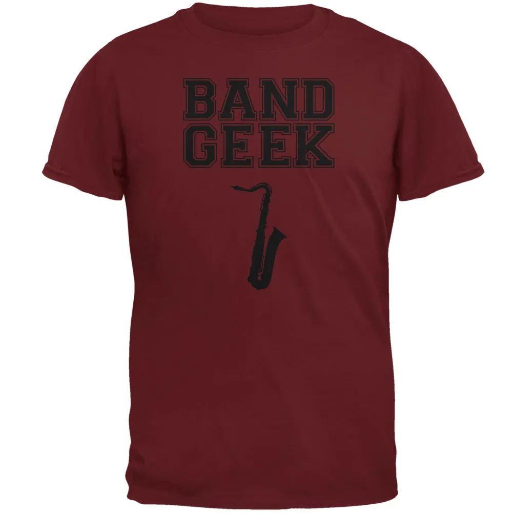 Band Geek Saxophone Mens T Shirt sold by Old Glory product image thumbnail 3