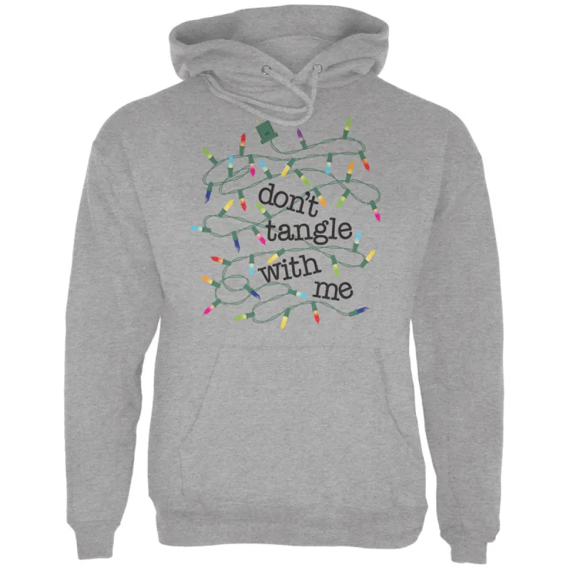 Christmas Dont Tangle With Me Sport Grey Adult Hoodie sold by Old Glory