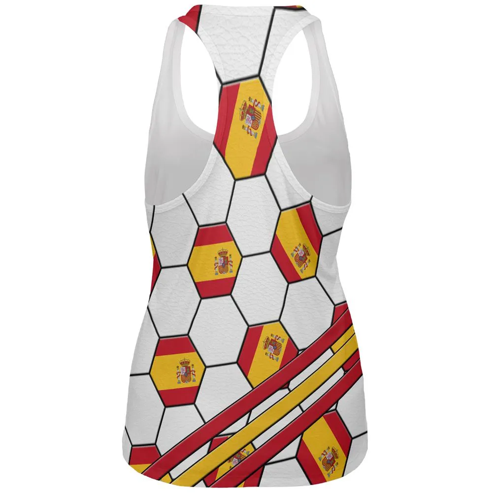 World Cup Spain Soccer Ball All Over Womens Work Out Tank Top sold by Old Glory product image thumbnail 2
