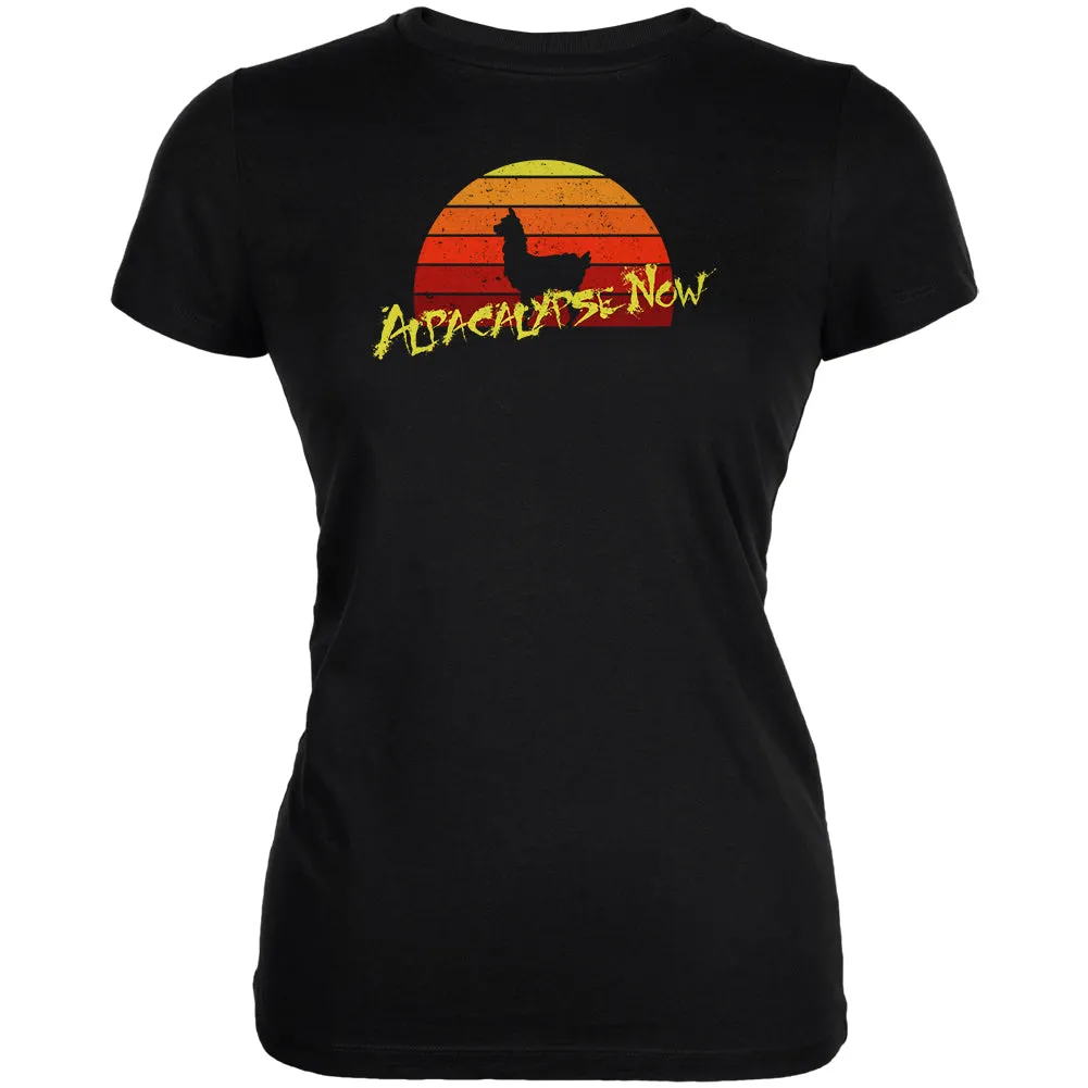 Alpacalypse Now Alpaca Parody Juniors Soft T Shirt sold by Old Glory product image thumbnail 2