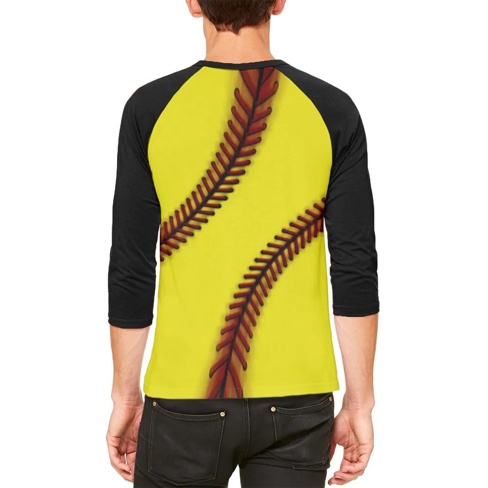 Fastpitch Softball Mens Raglan T Shirt sold by Old Glory product image thumbnail 2