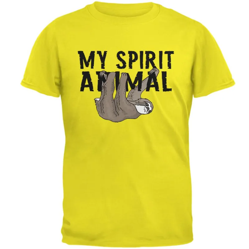 Sloth My Spirit Animal Mens T Shirt sold by Old Glory