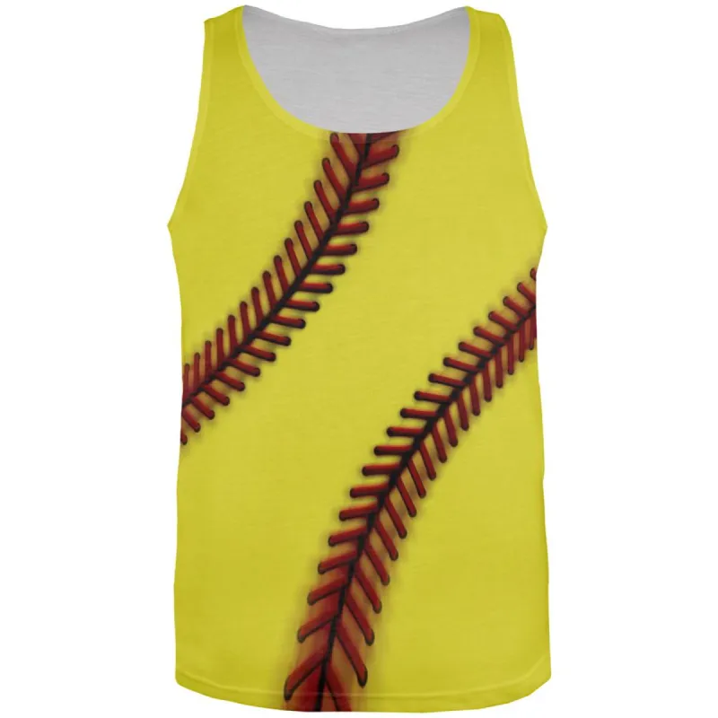 Fastpitch Softball All Over Mens Tank Top sold by Old Glory