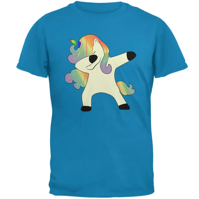 Dabbing Unicorn Mens T Shirt sold by Old Glory