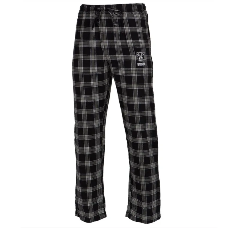 Brooklyn Nets - Logo Plaid Lounge Pants sold by Old Glory