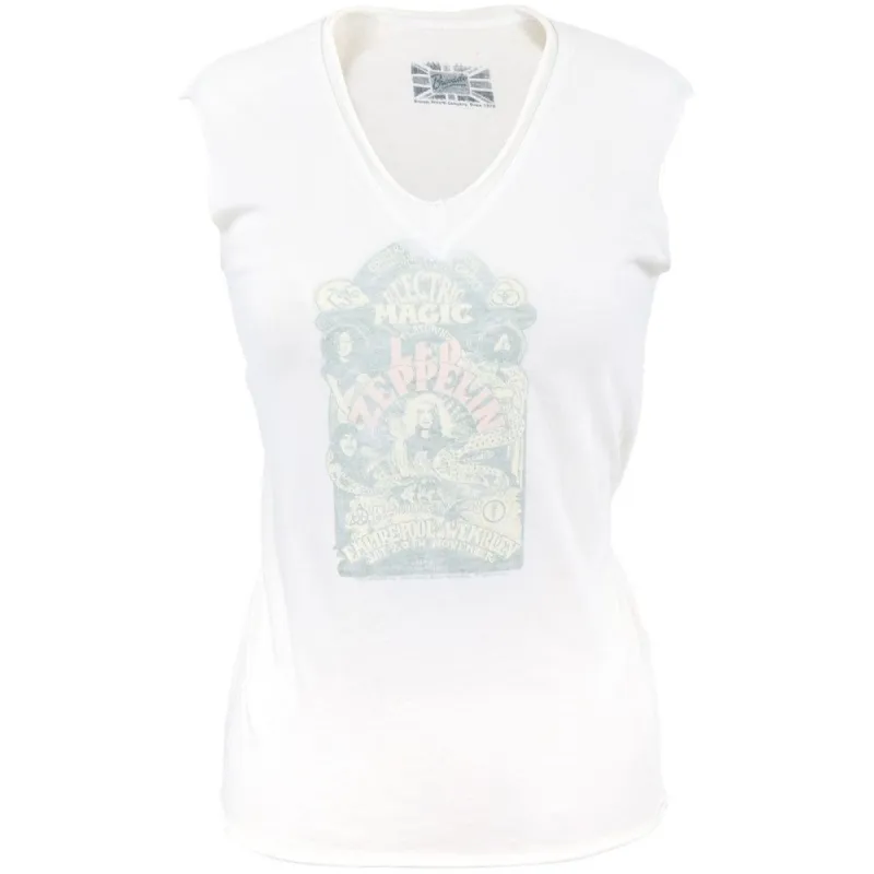 Led Zeppelin - Electric Juniors Sleeveless T-Shirt sold by Old Glory