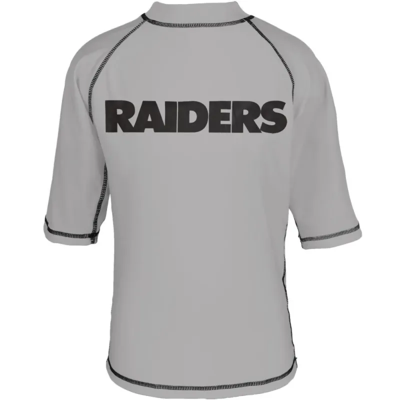 Oakland Raiders - Logo Rash Guard Youth T-Shirt sold by Old Glory