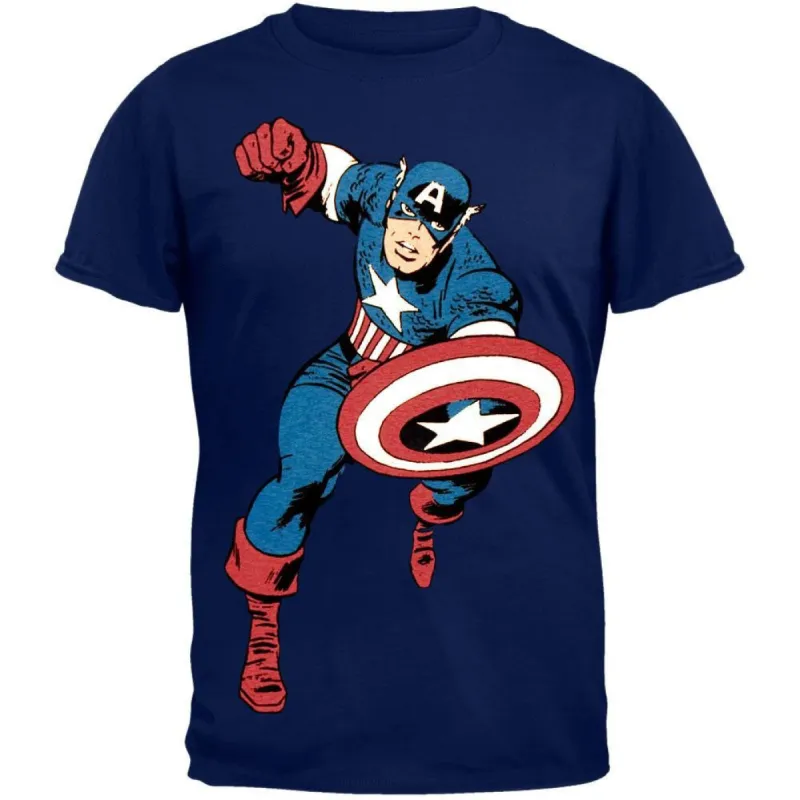 Captain America - Pose T-Shirt sold by Old Glory