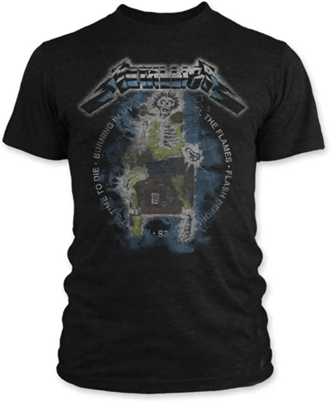 Metallica - Vintage Electric Chair Mens T Shirt sold by Old Glory