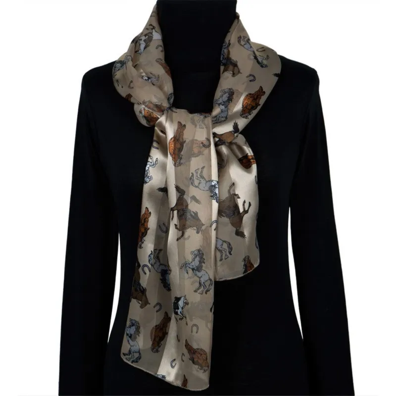 Horses & Horseshoes All-Over Women's Scarf sold by Old Glory