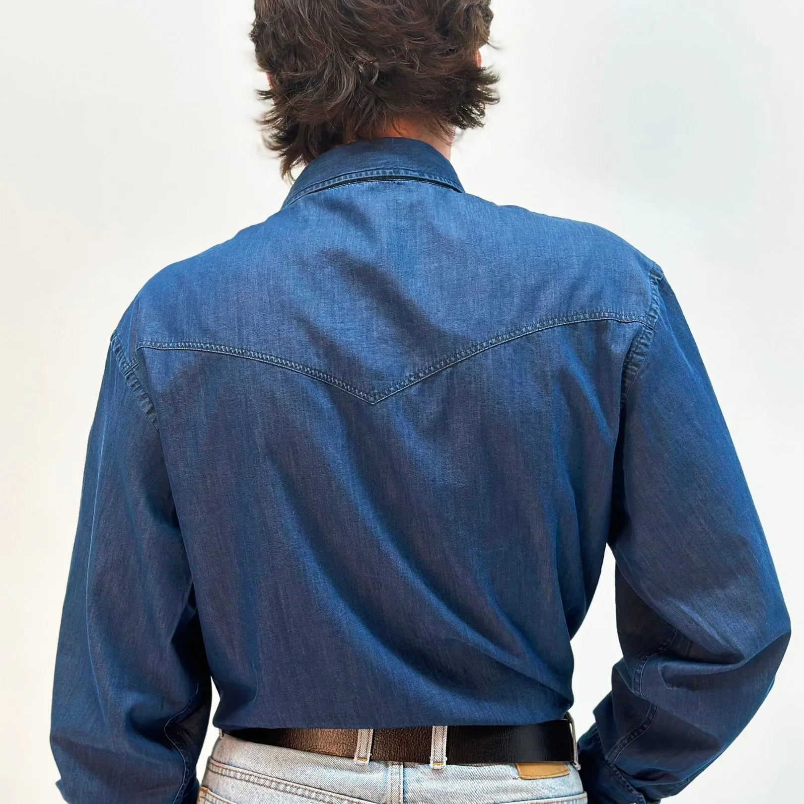 Men's Shirt Dark Denim sold by Old Gringo product image thumbnail 3