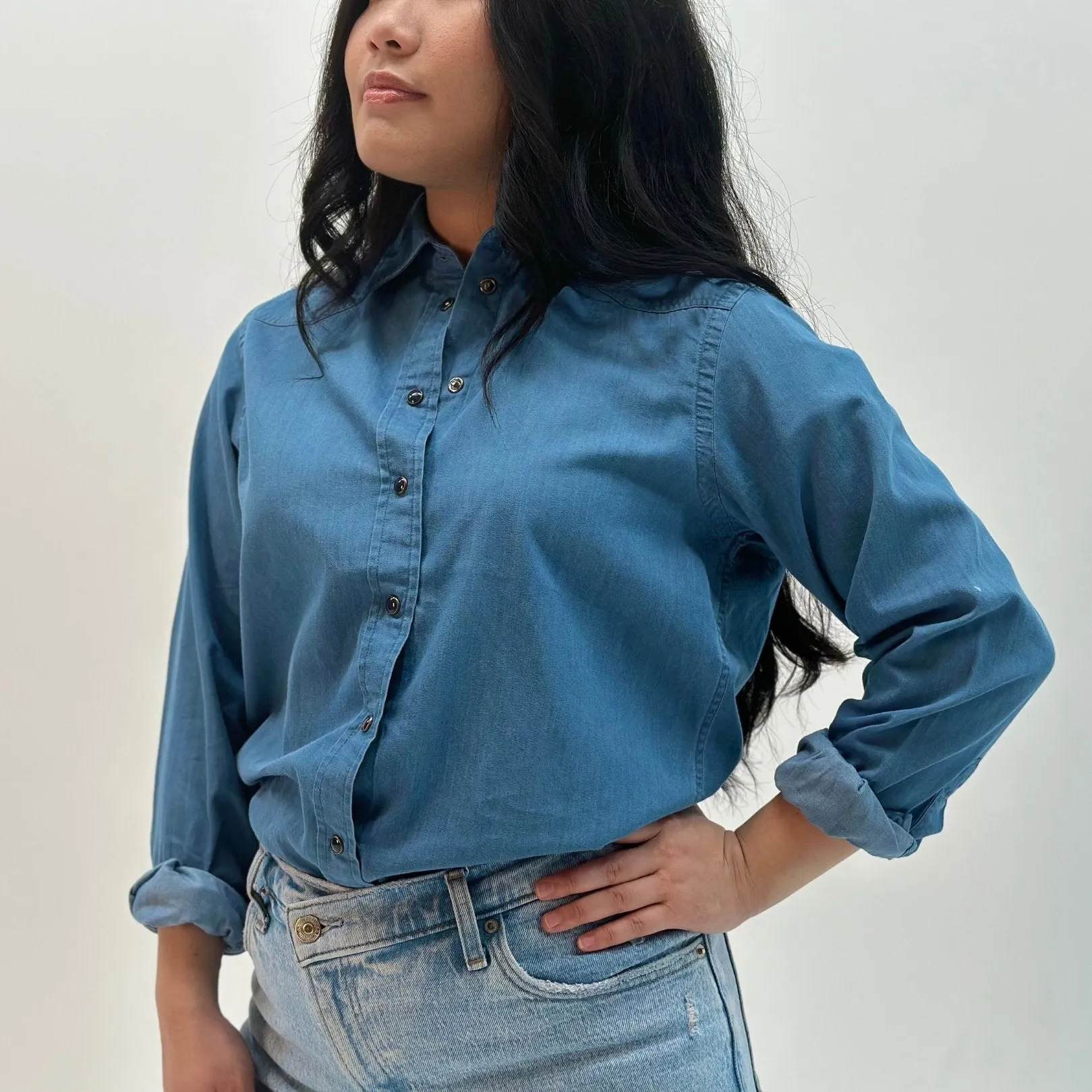 Women's Shirt Light Denim sold by Old Gringo