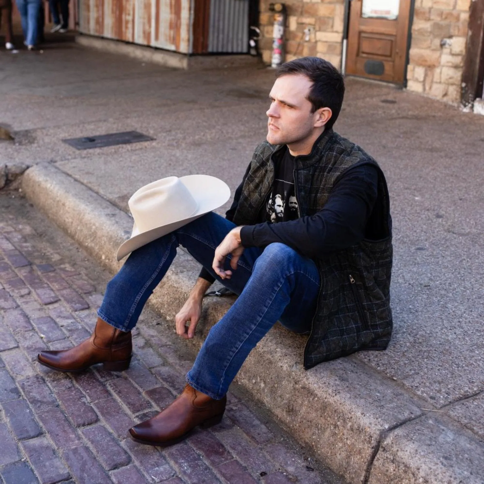 MEN'S QUILTED VEST WOOL - MEN'S sold by Old Gringo product image thumbnail 2