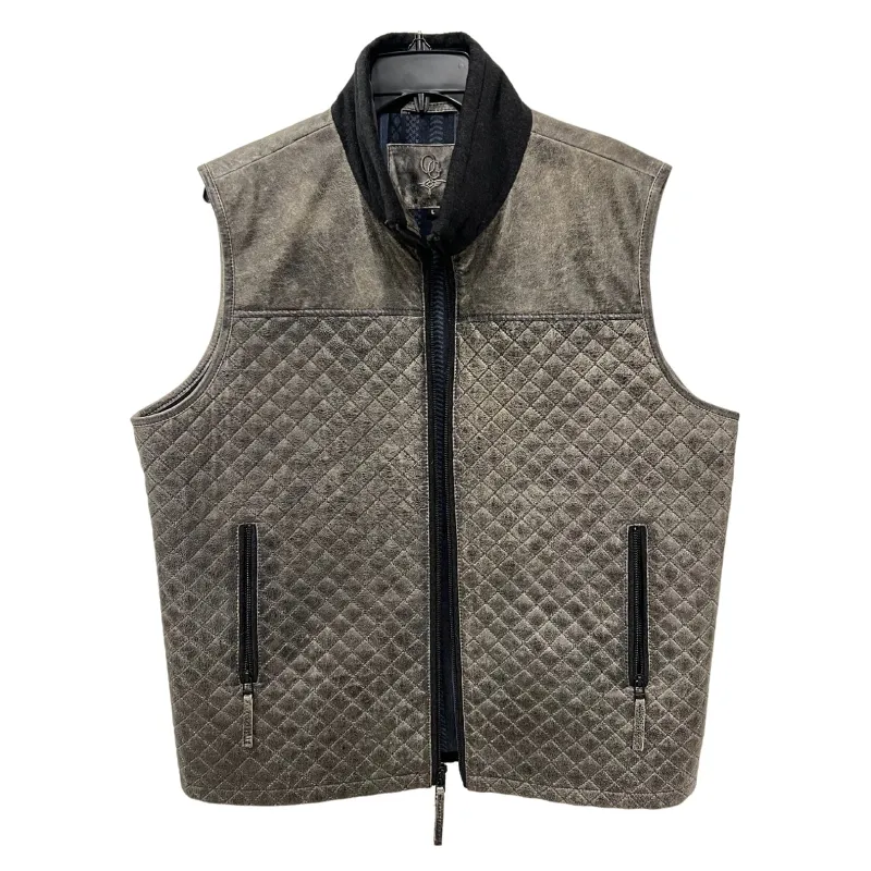 MEN'S QUILTED VEST GREY - MEN'S sold by Old Gringo