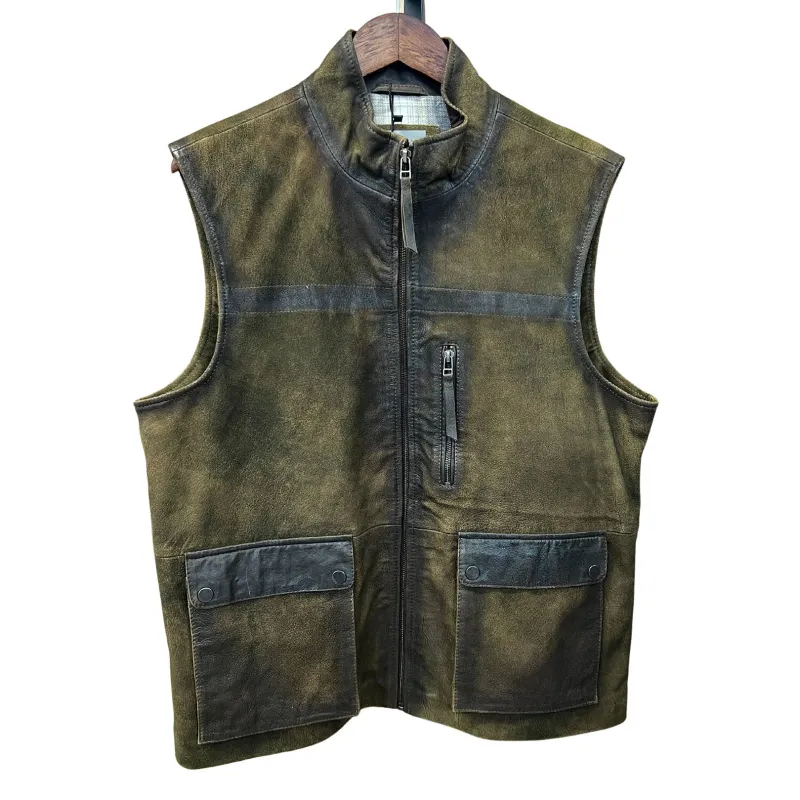 MEN'S OLIVE VEST - MEN'S sold by Old Gringo