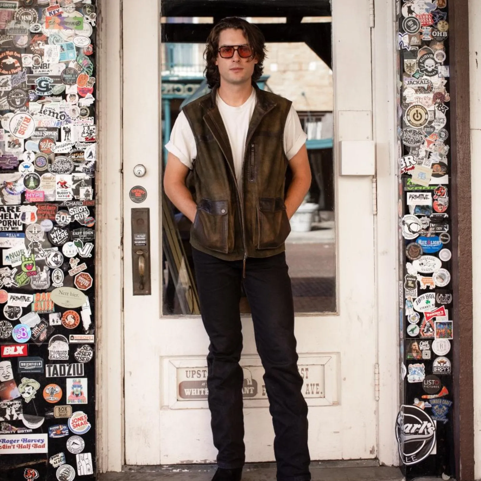 MEN'S OLIVE VEST - MEN'S sold by Old Gringo product image thumbnail 2