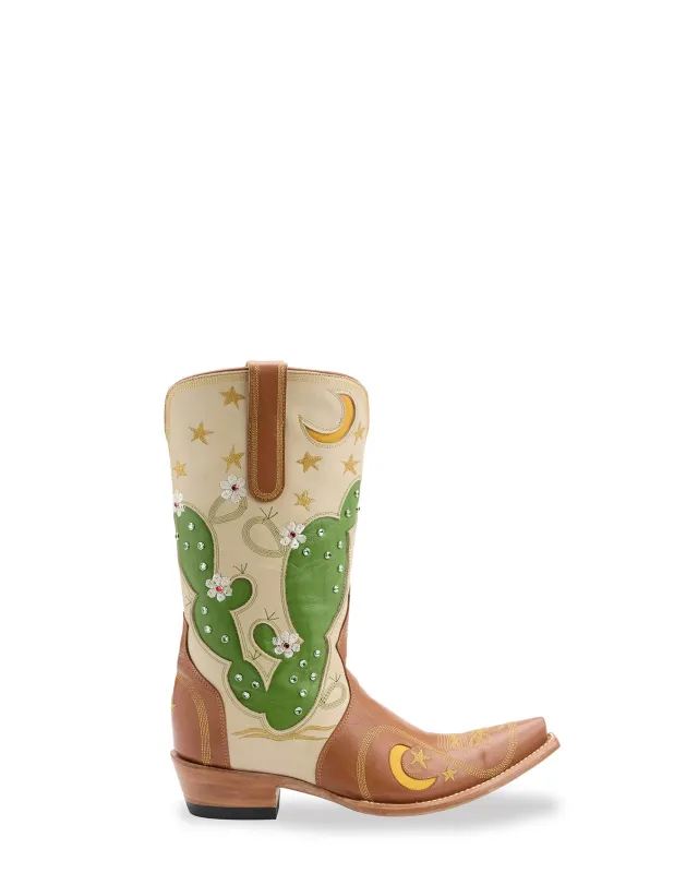 JEWELED PRICKLY PEAR - Cognac/Yellow made by Old Gringo