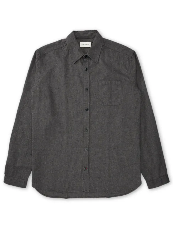 New York Special Shirt Wyatt Charcoal sold by Oliver Spencer