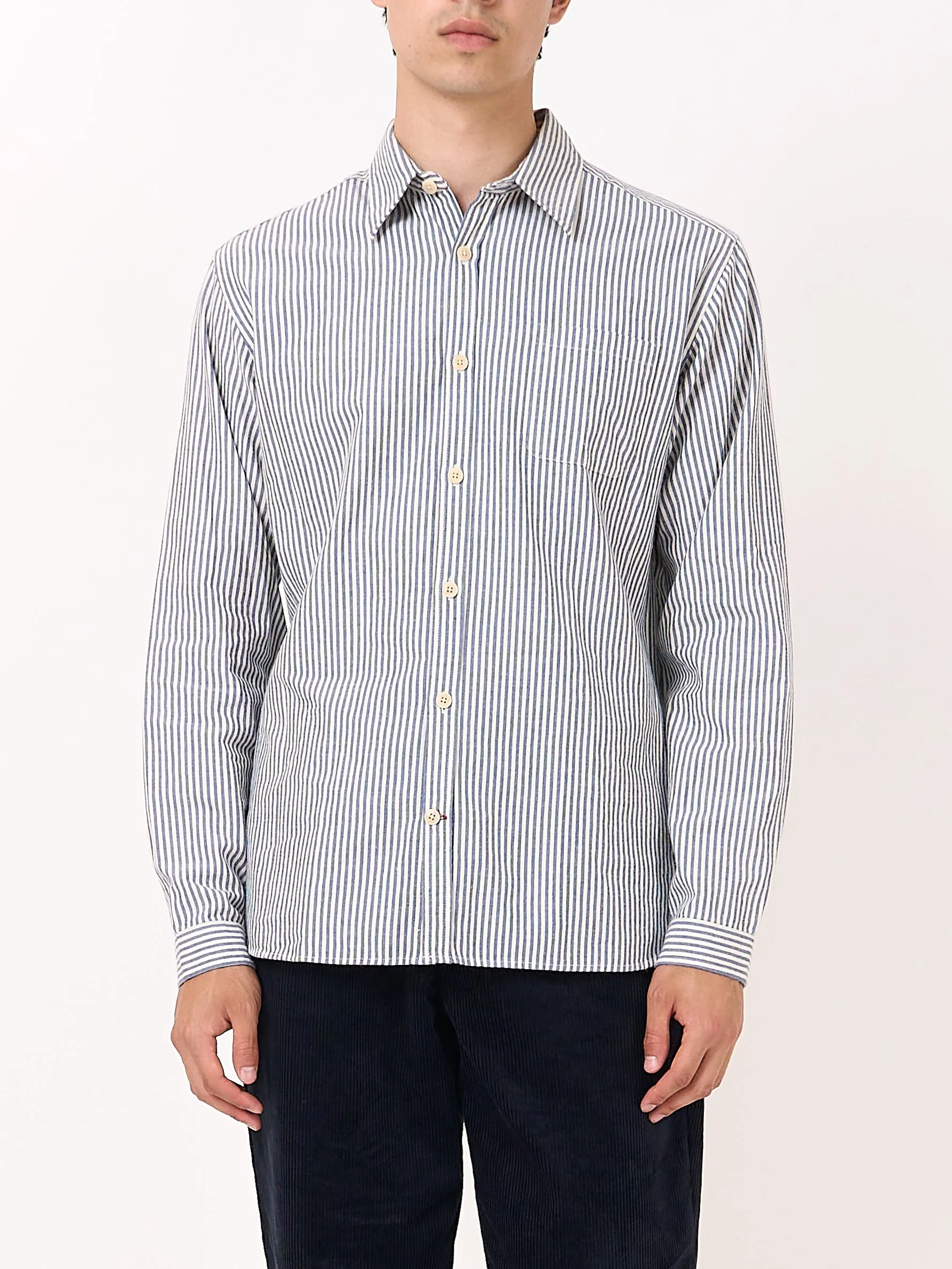 New York Special Shirt Brimham Blue sold by Oliver Spencer product image thumbnail 3