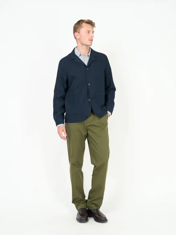Bradwell Jacket Stockbridge Navy sold by Oliver Spencer