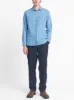 Eton Collar Shirt Mullins Denim Indigo Light sold by Oliver Spencer