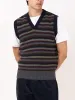 Graves V Neck Vest Bryant Multi sold by Oliver Spencer