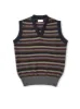 Graves V Neck Vest Bryant Multi sold by Oliver Spencer
