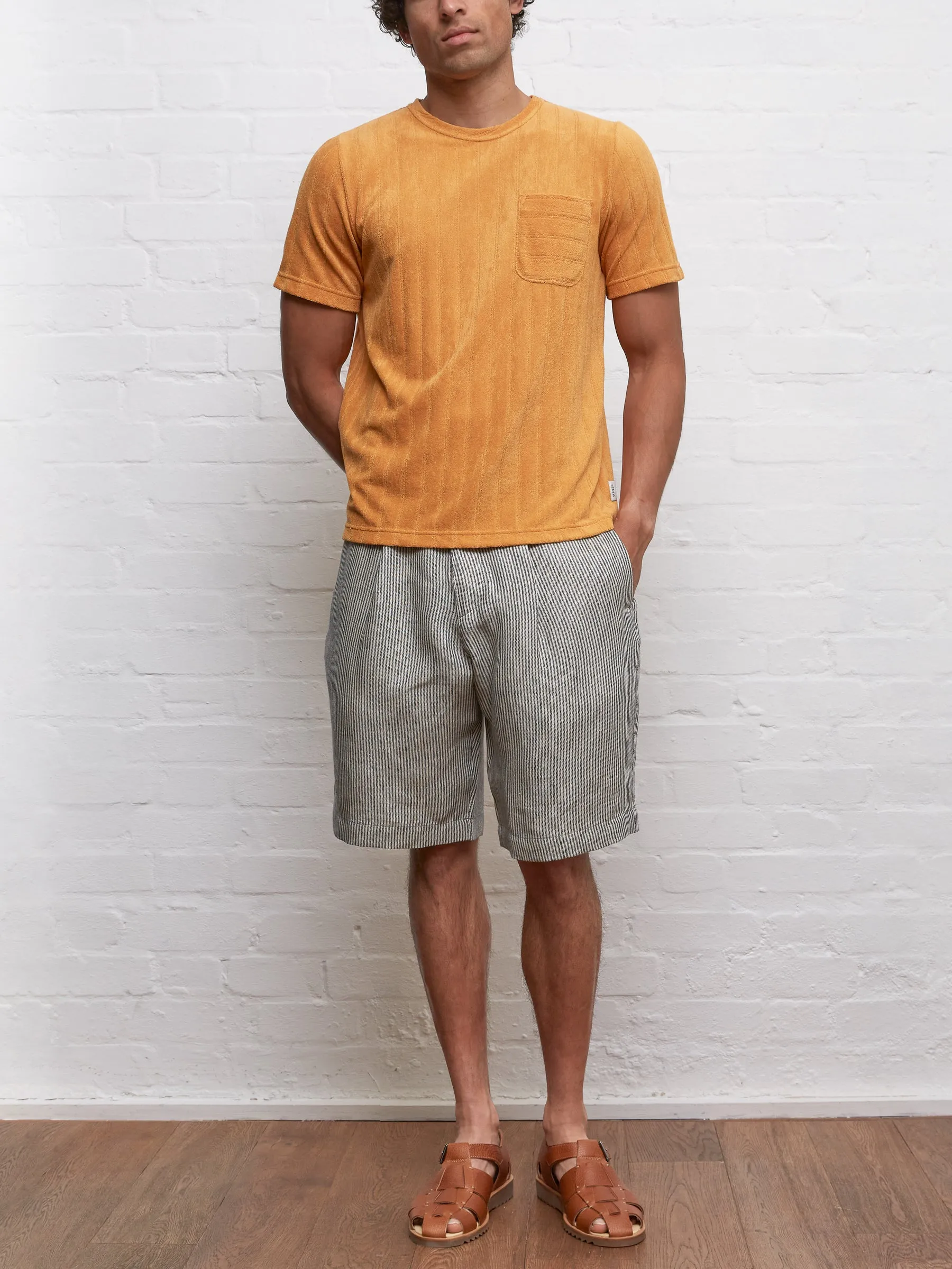 Oli's T-Shirt Haywood Yellow sold by Oliver Spencer product image thumbnail 3