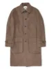 Grandpa Coat Whittaker Brown sold by Oliver Spencer