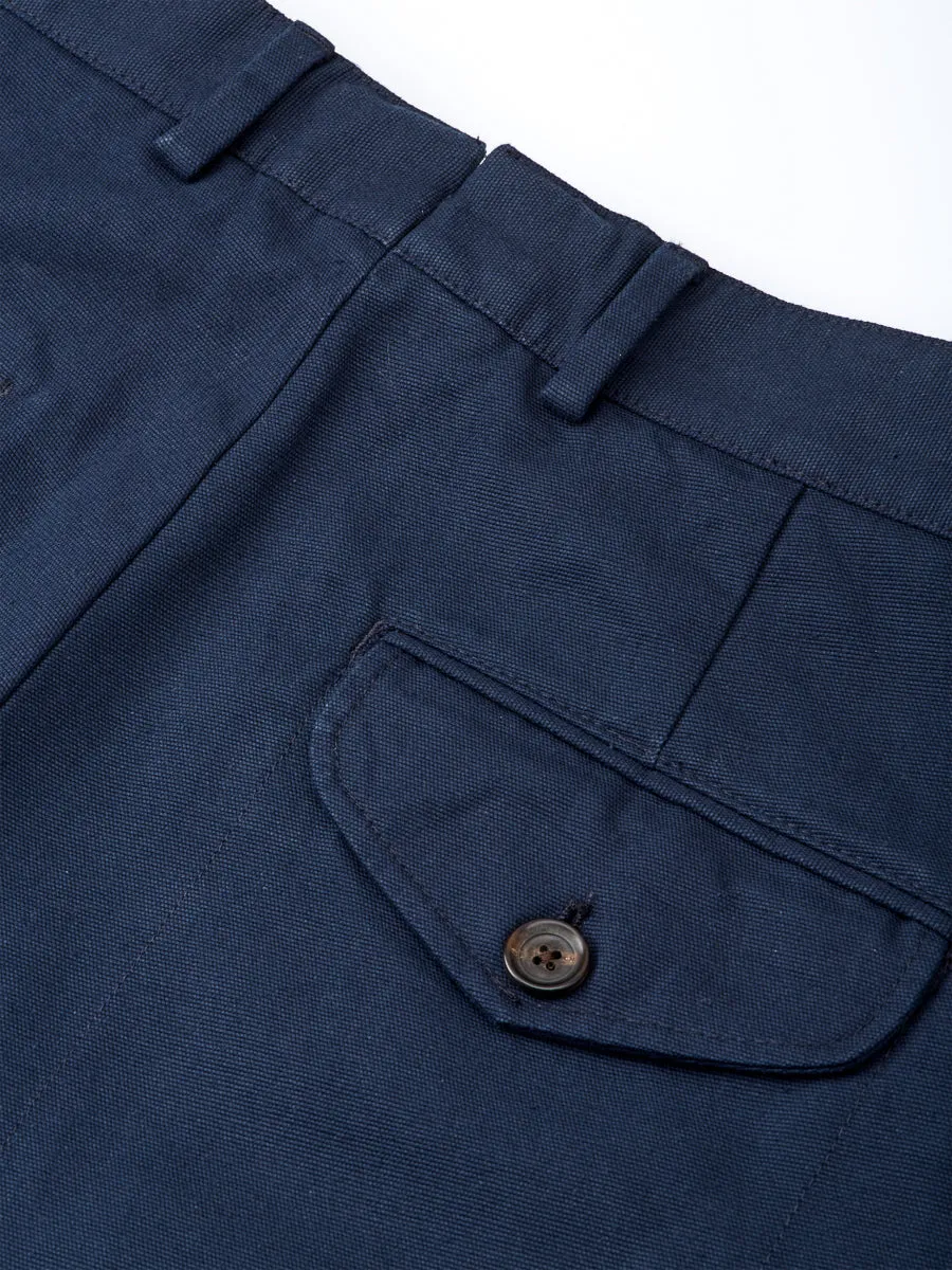 Fishtail Trousers Ellbridge Navy sold by Oliver Spencer product image thumbnail 5