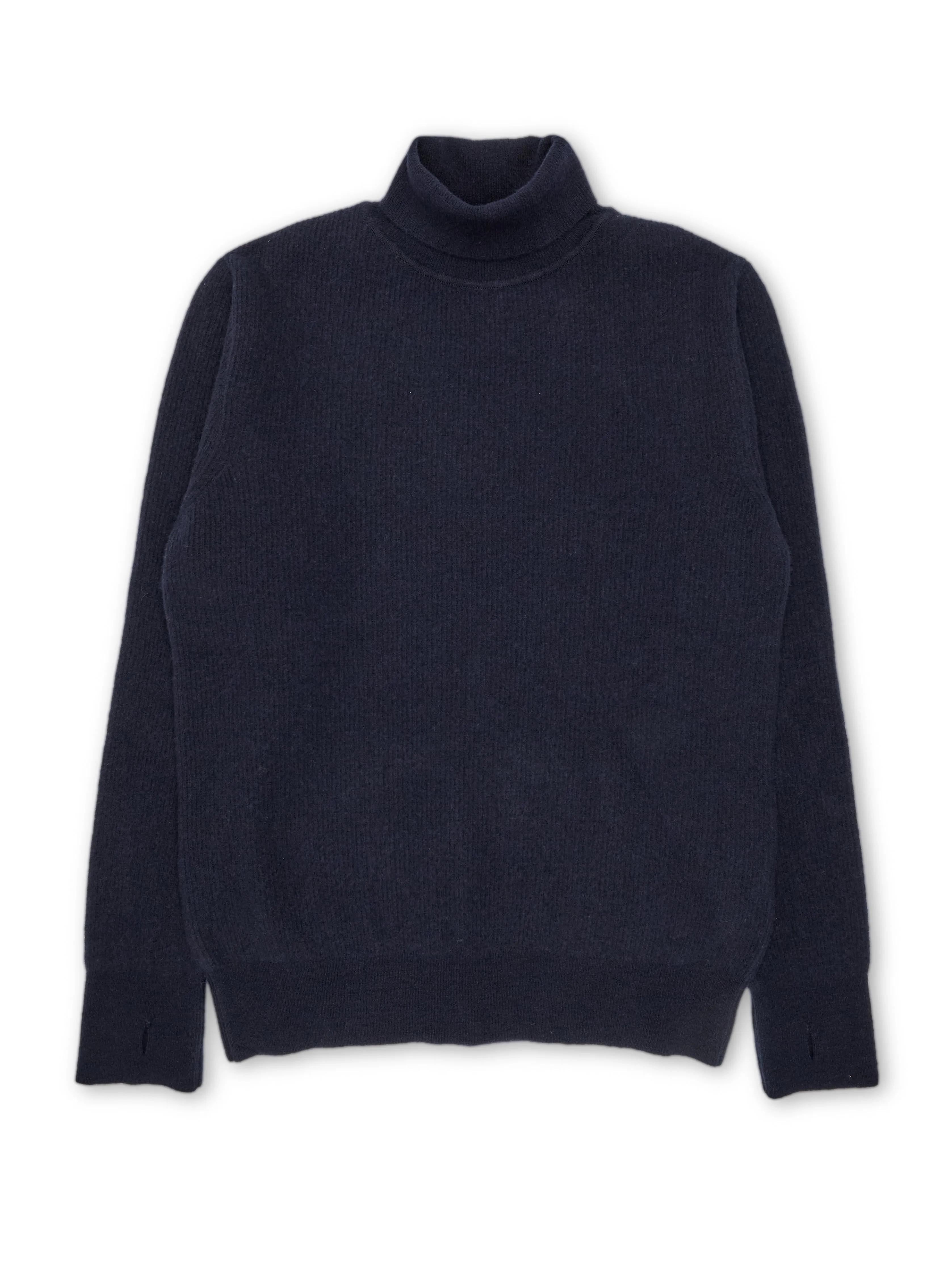Talbot Roll Neck Jumper Hartwell Navy sold by Oliver Spencer