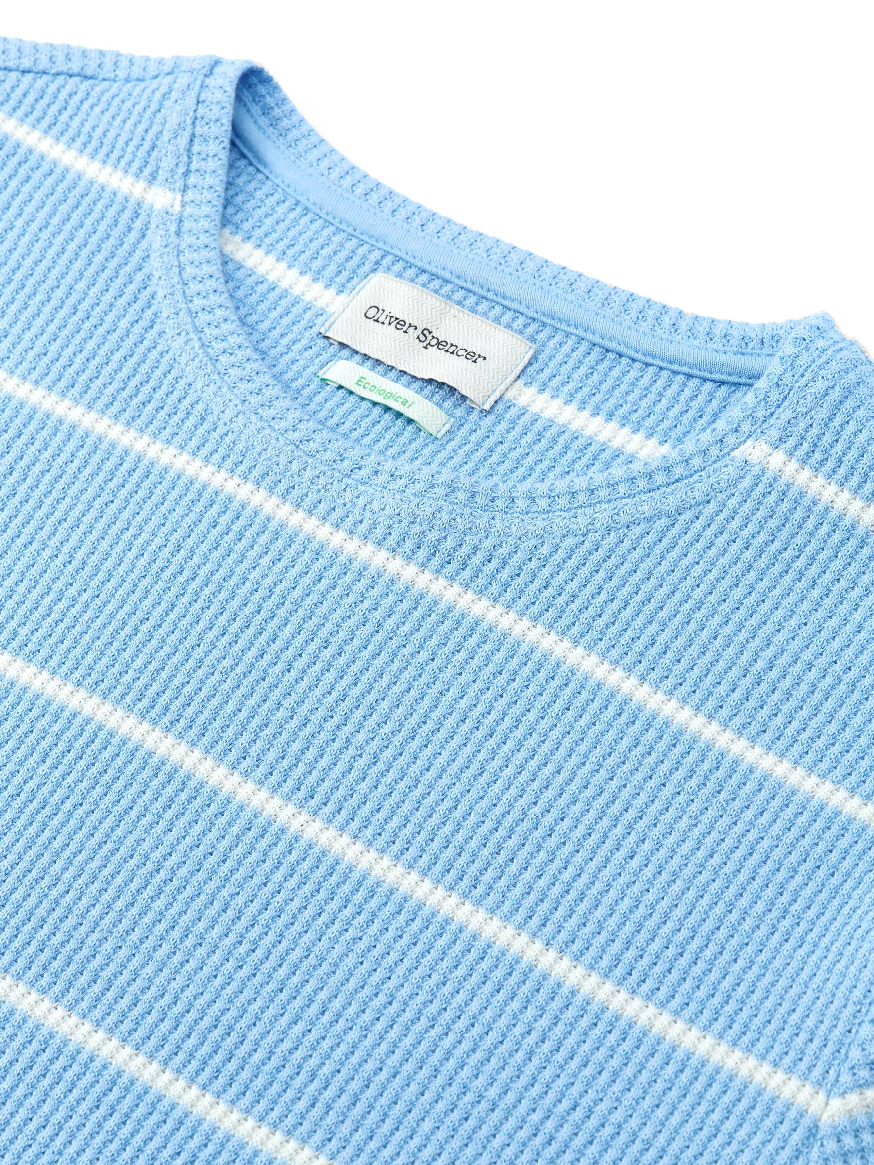 Conduit T-Shirt Gilmore Sky Blue sold by Oliver Spencer product image thumbnail 4