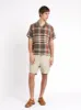Havana Short Sleeve Shirt Northfield Black sold by Oliver Spencer